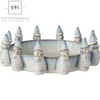 Vintage Kerámia "Santa" Tálca - 23,5 cm.