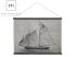 Vintage "Hajó" Akasztható Fali Kép - 120 cm.