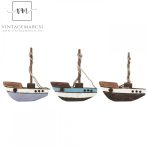 Vintage "Nautico" 3 Darabos Hajó Szett - 10 cm.