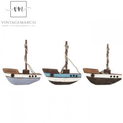 Vintage "Nautico" 3 Darabos Hajó Szett - 10 cm.