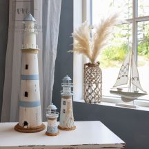 Vintage "Ocean" Világítótorony Led-del - 15 cm.