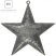 Vintage "Stillenat" Cink Akasztható Csillag - 18,5 cm.
