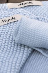 Vintage "MYNTE"  Északi Kék Konyhai Textil - 25*25 cm.