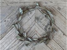 Antik Fém Bronz "Flower" Ajtódísz - 28 cm.
