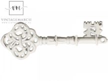Antik Krém "Kulcs" Akasztó - 19 cm.