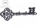 Antik Szürke "Kulcs" Akasztó - 19 cm.