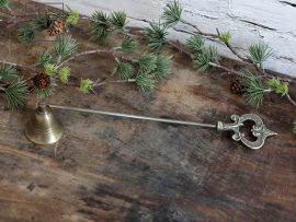 Antik "Réz" Gyertyaoltó - 31 cm.