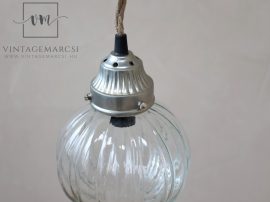 Vintage "Gömb" Mennyezeti Lámpa - 21 cm.