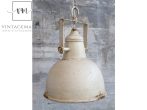 Antik Krém "Ipari" Mennyezeti Lámpa - 36 cm.